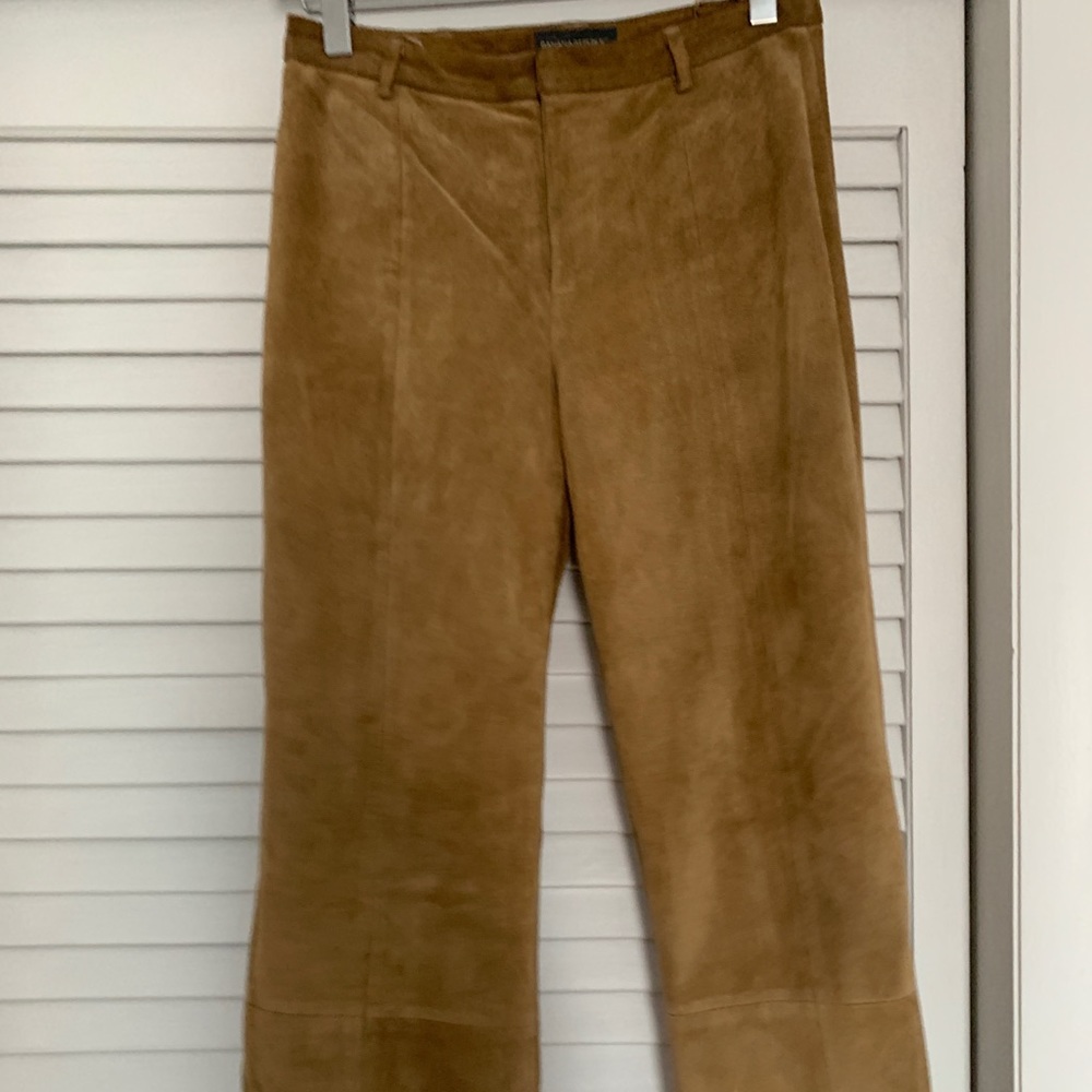 Banana Republic Suede Camel Pants